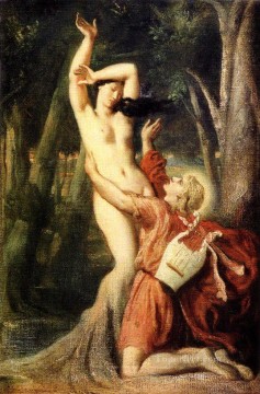 アポロとダフネ 1845 年のロマンチックなセオドア・シャセリオーのヌード Oil Paintings